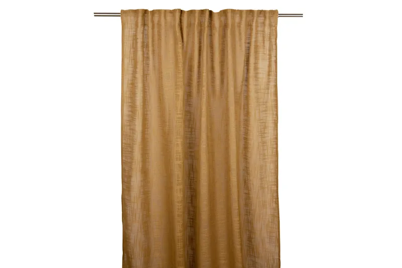 Jeff Gardinlængde 140x240 cm, Mørkbeige