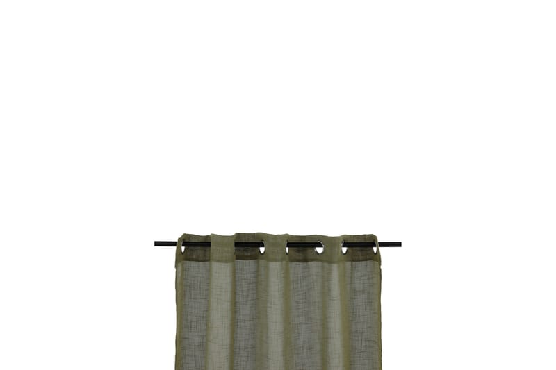 Kaya Gardin m. Kouser 140x290 cm - Grønn - Tekstiler - Gardiner - Lange gardiner - Gardiner med kouser