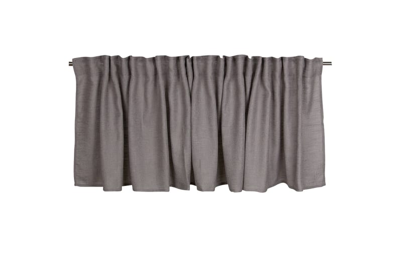 Alan Gardinkappe 55 cm - Grå - Tekstiler - Gardiner - Cafégardin