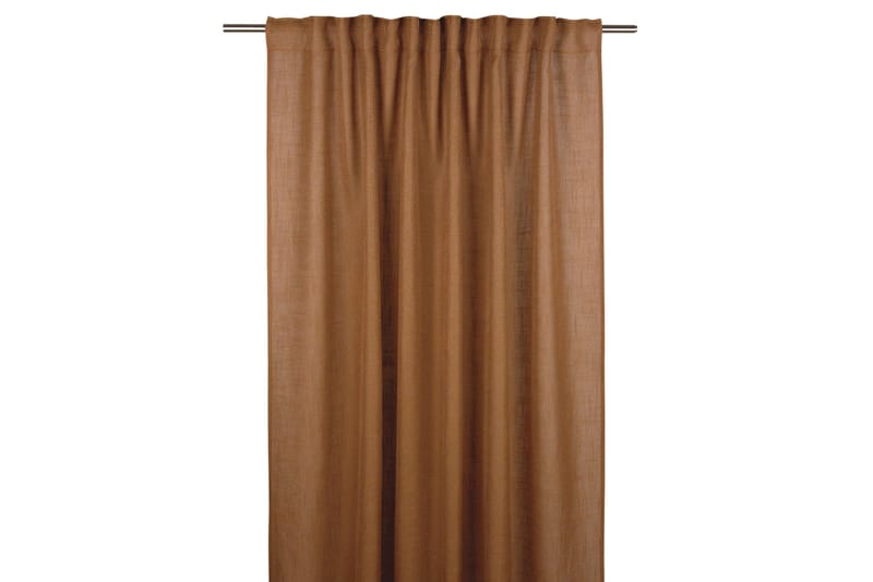 Brooklyn Gardinlængde 140x280 cm - Cognac - Tekstiler - Gardiner - Cafégardin