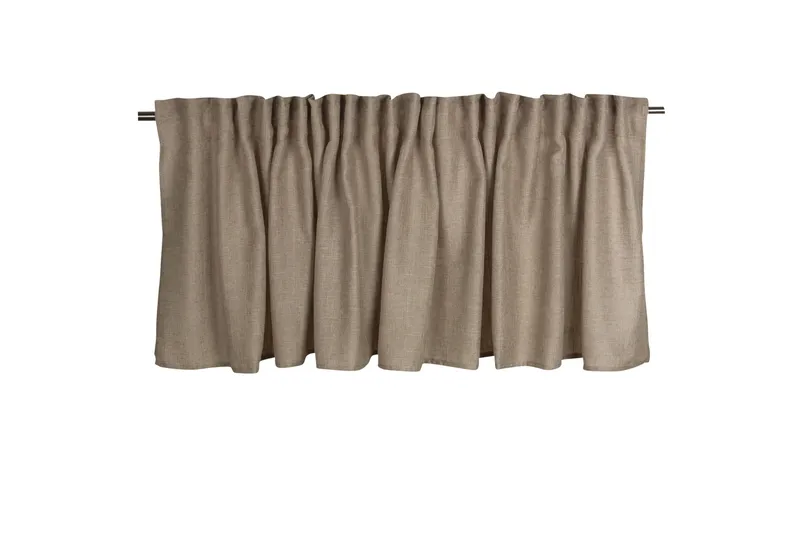 Brooklyn Gardinkappe 55 cm - Linned - Tekstiler - Gardiner - Cafégardin