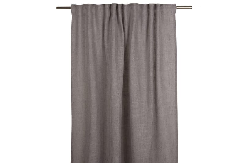 Niel Gardinlængde 135x250 cm - Grå - Tekstiler - Gardiner - Lange gardiner - Gardiner med læg