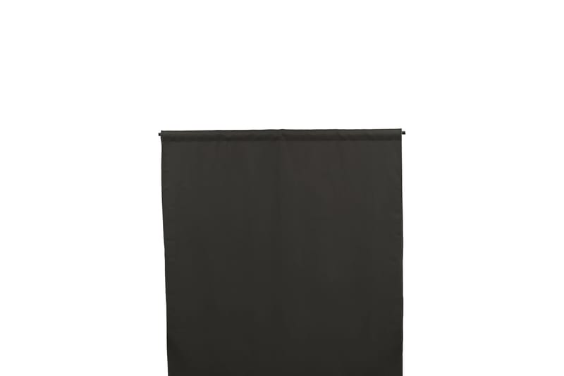Broddamoll Gardin 135x240 cm - Sort - Tekstiler - Gardiner - Lange gardiner - Gardiner med løbegang