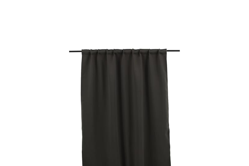Broddamoll Gardin 135x240 cm - Sort - Tekstiler - Gardiner - Lange gardiner - Gardiner med løbegang