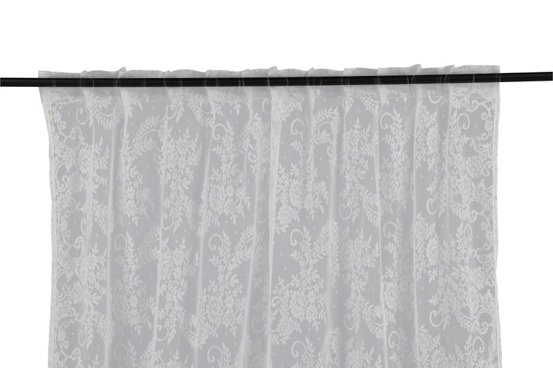 Daisy Gardin 140x240 cm - Hvit - Tekstiler - Gardiner - Lange gardiner - Gardiner med løbegang