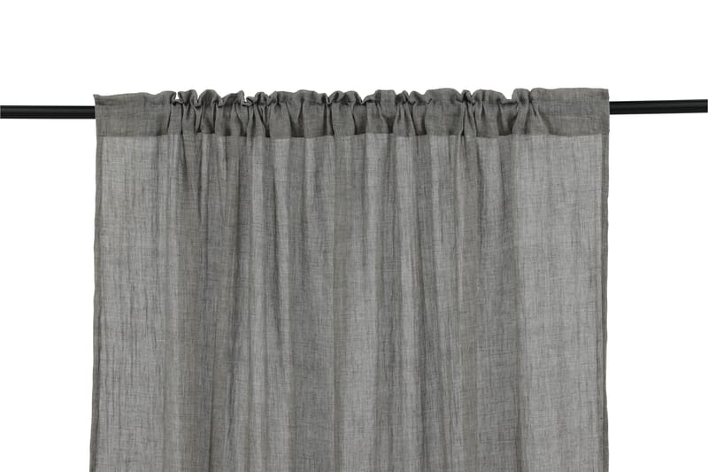 Elena Gardin 135x240 cm - Grå - Tekstiler - Gardiner - Lange gardiner - Gardiner med løbegang