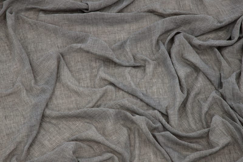 Elena Gardin 135x240 cm - Grå - Tekstiler - Gardiner - Lange gardiner - Gardiner med løbegang