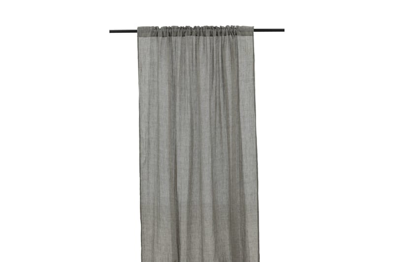 Elena Gardin 135x290 cm - Grå - Tekstiler - Gardiner - Lange gardiner - Gardiner med løbegang
