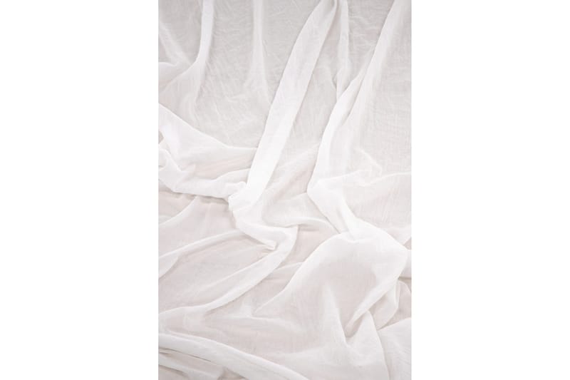 Elena Gardin 135x290 cm - Hvit - Tekstiler - Gardiner - Lange gardiner - Gardiner med løbegang