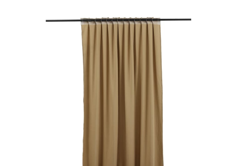 Elma Gardin 140x290 cm - Brun - Tekstiler - Gardiner - Lange gardiner - Gardiner med løbegang