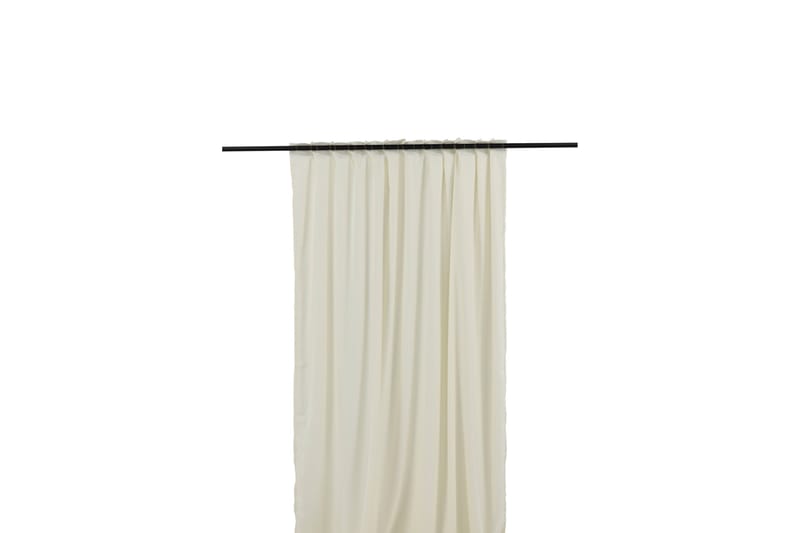 Elma Gardin 140x290 cm - Hvit - Tekstiler - Gardiner - Lange gardiner - Gardiner med løbegang