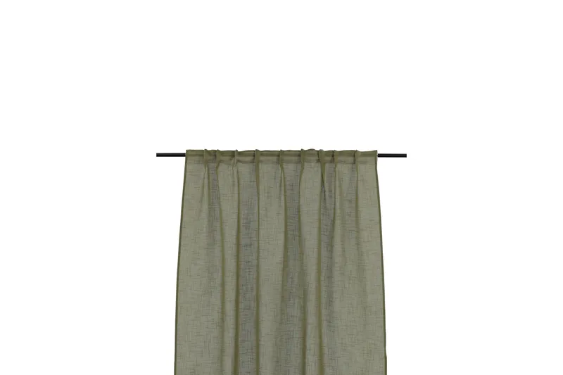 Kaya Gardin 140x290 cm - Grønn - Tekstiler - Gardiner - Lange gardiner - Gardiner med løbegang
