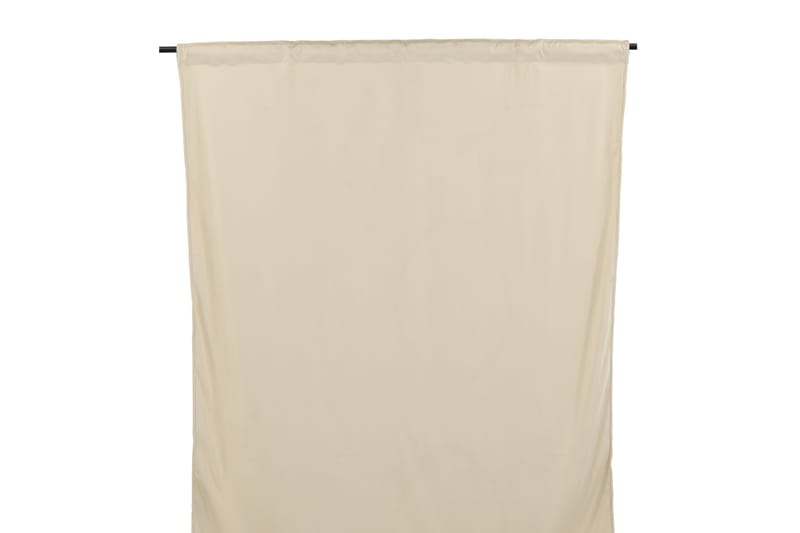 Mary Gardin 135x250 cm - Beige - Tekstiler - Gardiner - Lange gardiner - Gardiner med løbegang
