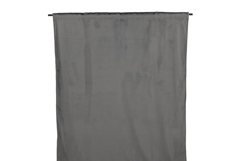 Mary Gardin 135x250 cm - Grå - Tekstiler - Gardiner - Lange gardiner - Gardiner med løbegang