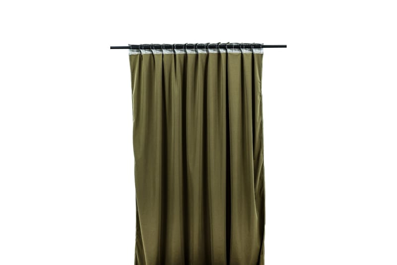 Mary Gardin 135x250 cm - Grønn - Tekstiler - Gardiner - Lange gardiner - Gardiner med løbegang