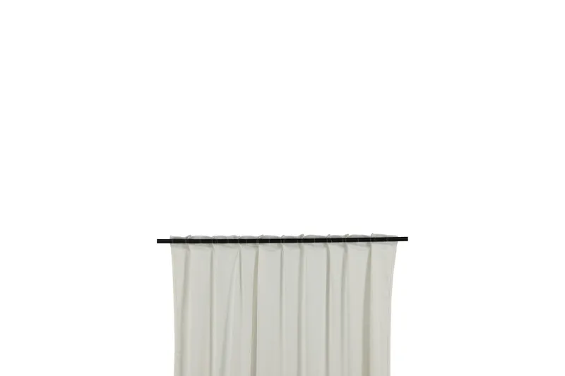 Mary Gardin 135x250 cm - Hvit - Tekstiler - Gardiner - Lange gardiner - Gardiner med løbegang