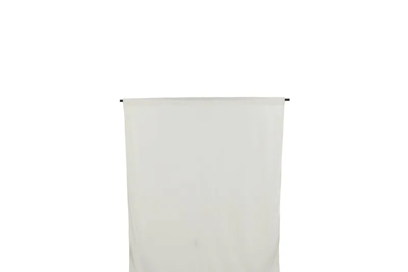 Mary Gardin 135x250 cm - Hvit - Tekstiler - Gardiner - Lange gardiner - Gardiner med løbegang