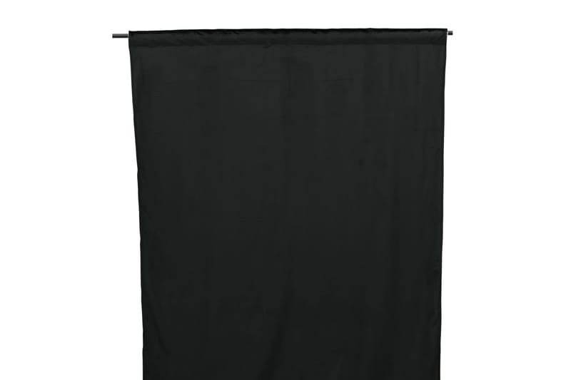 Mary Gardin 135x250 cm - Svart - Tekstiler - Gardiner - Lange gardiner - Gardiner med løbegang