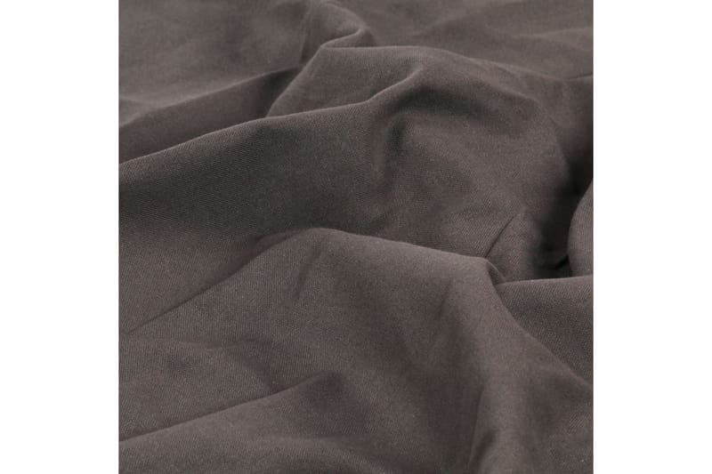 gardiner med metalringe 2 stk. 140x245 cm bomuld antracitgrå - Grå - Mørkelægningsgardin