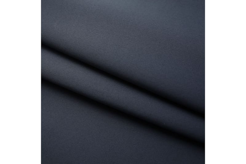 mørklægningsgardin med kroge 290 x 245 cm antracitgrå - Grå - Mørkelægningsgardin