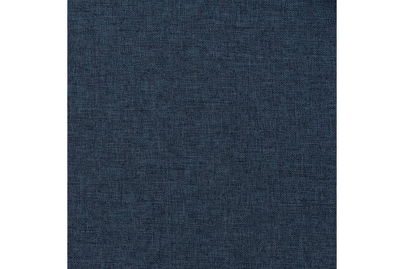 Mørklægningsgardin Med Kroge Hør-Look 290x245 cm Blå - Mørkelægningsgardin