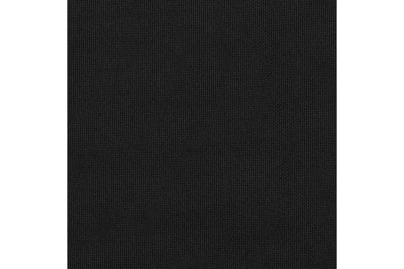 Mørklægningsgardin Med Kroge Hør-Look 290x245 cm Sort - Mørkelægningsgardin