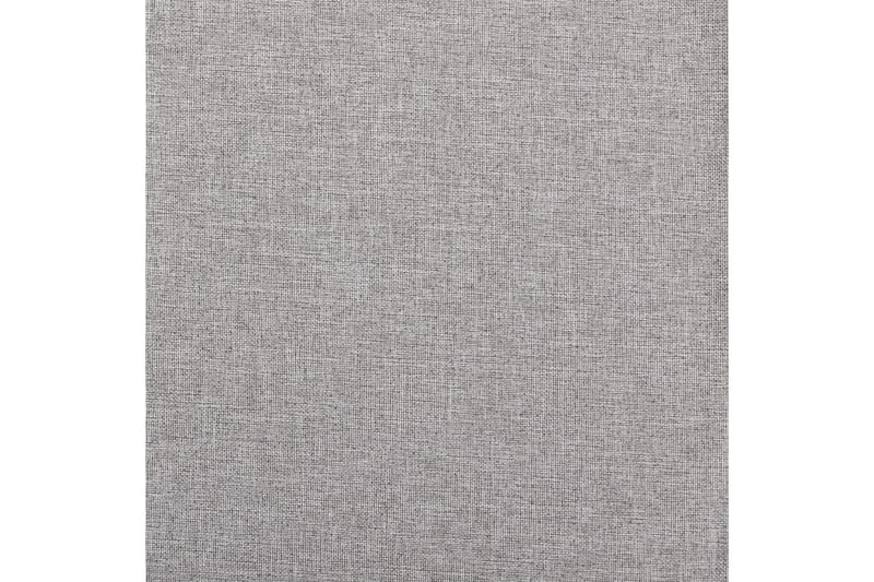Mørklægningsgardiner Med Øjer 2 Stk. Hør-Look 140x175 cm Grå - Tekstiler - Gardiner - Mørkelægningsgardin