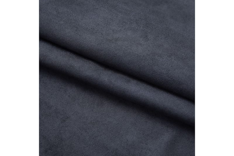 mørklægningsgardiner med kroge 2 stk. 140 x 175 cm grå - Grå - Mørkelægningsgardin