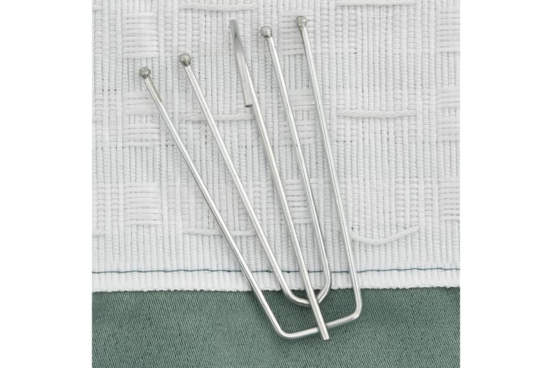 Mørklægningsgardiner Med Kroge 2 Stk. Hør-Look 140x175 cm - Tekstiler - Gardiner - Mørkelægningsgardin