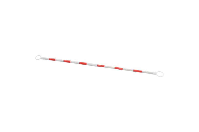 tilbagetrækkelige trafikkeglestænger 2 stk. 130-215 cm - Hvid - Tekstiler - Gardiner - Mørkelægningsgardin