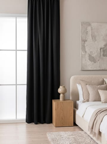 Mørklægningsgardin Klara 140x250 cm - Sort - Tekstiler - Gardiner - Mørkelægningsgardin