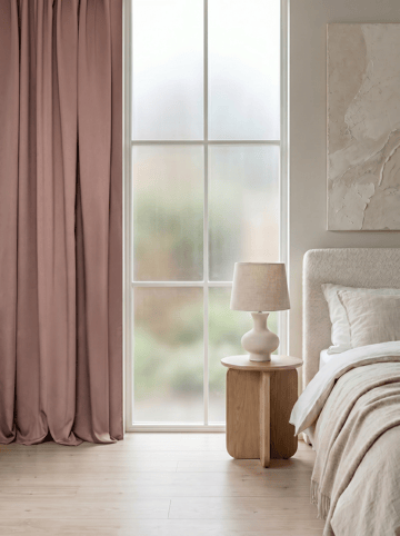 Mørklægningsgardin Klara 140x250 cm - Taupe - Tekstiler - Gardiner - Mørkelægningsgardin