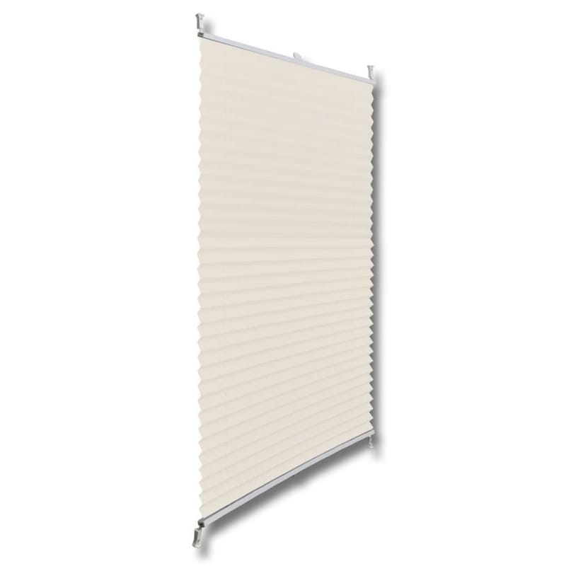 Plisseret Blind 70X150 Cm Creme - Creme - Persienner