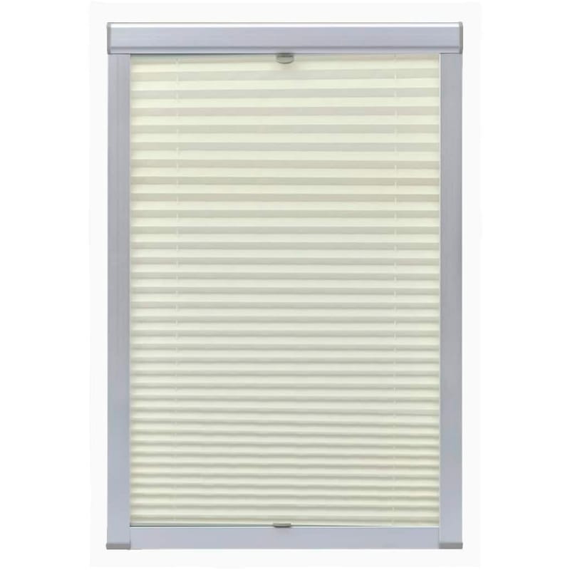 plisseret rullegardin cremefarvet CK04 - Creme - Tekstiler - Gardiner - Persienner