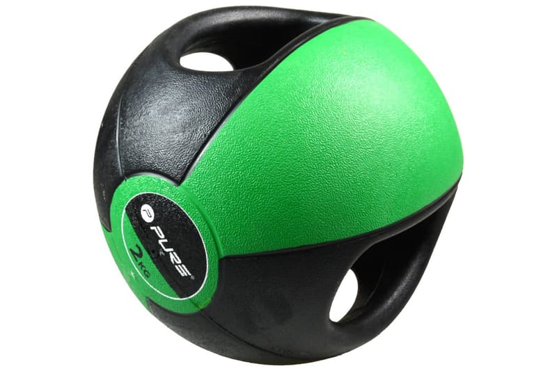 Pure2Improve medicinbold med håndtag 2 kg grøn - Grøn - Persienner