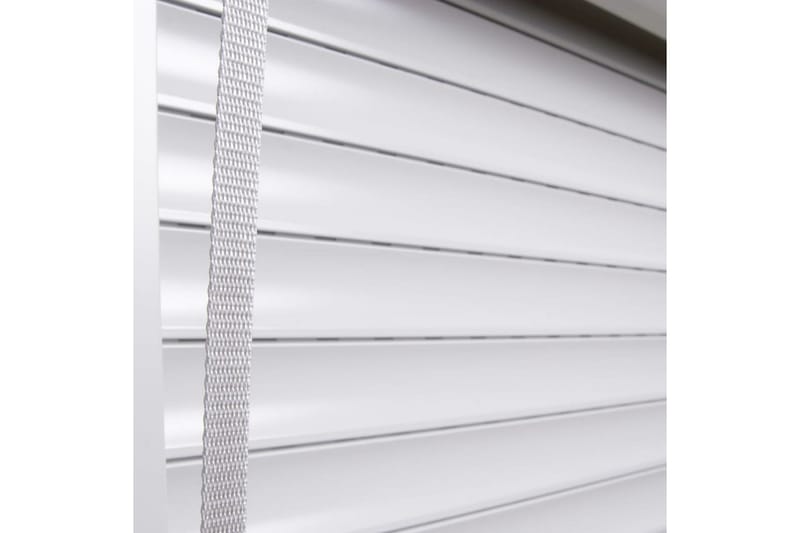 rulleskodder aluminium 110 x 130 cm hvid - Hvid - Tekstiler - Gardiner - Persienner