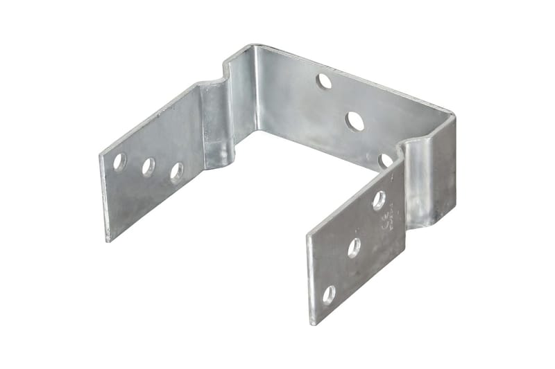 jordankre 6 stk. 14x6x15 cm galvaniseret stål sølvfarvet - Tekstiler - Gardiner - Rullegardin