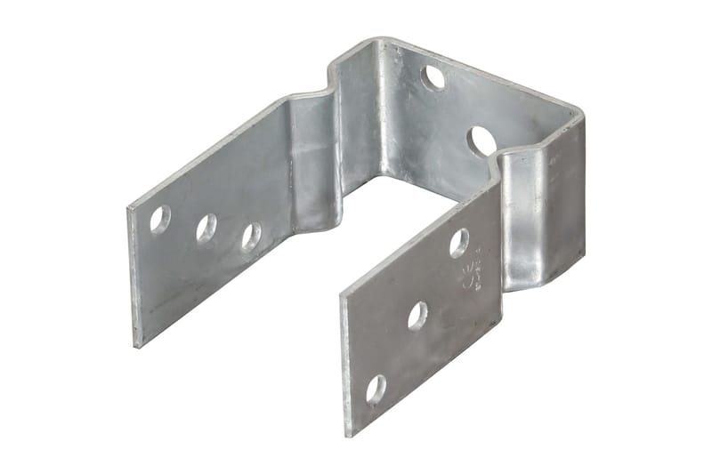 jordankre 6 stk. 9x6x15 cm galvaniseret stål sølvfarvet - Tekstiler - Gardiner - Rullegardin