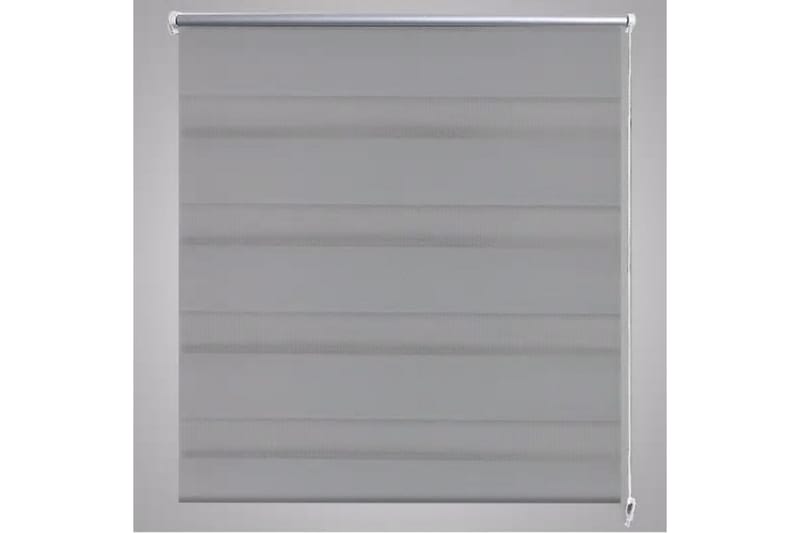 Rullegardin I Zebradesign 100 X 175 Cm Grå - Grå - Tekstiler - Gardiner - Rullegardin