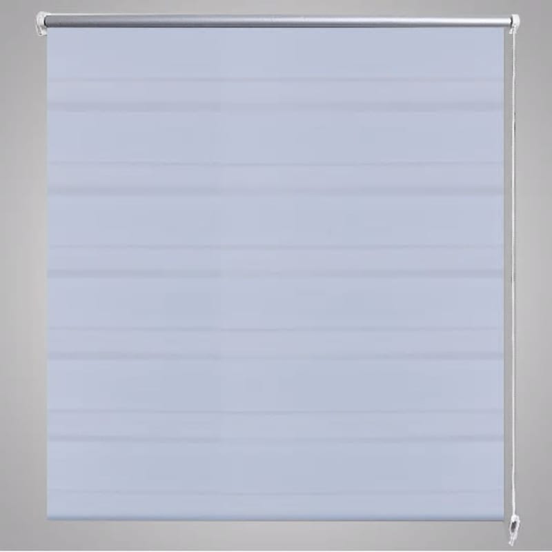 Rullegardin I Zebradesign 120 X 175 Cm Hvid - Hvid - Tekstiler - Gardiner - Rullegardin