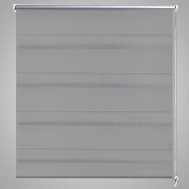 Rullegardin I Zebradesign 90 X 150 Cm Grå - Grå - Tekstiler - Gardiner - Rullegardin