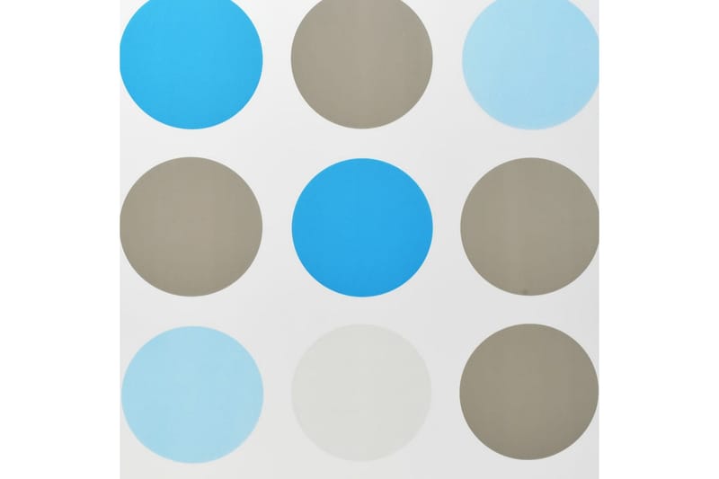 rullegardin til brusekabine 160 x 240 cm cirkel-print - Blå - Tekstiler - Gardiner - Rullegardin