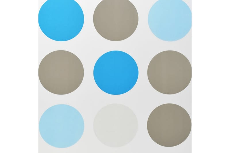 rullegardin til brusekabine 160 x 240 cm cirkel-print - Blå - Rullegardin