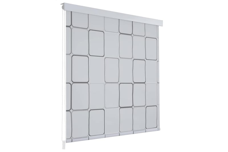 rullegardin til brusekabine 160 x 240 cm firkant - Hvid - Tekstiler - Gardiner - Rullegardin