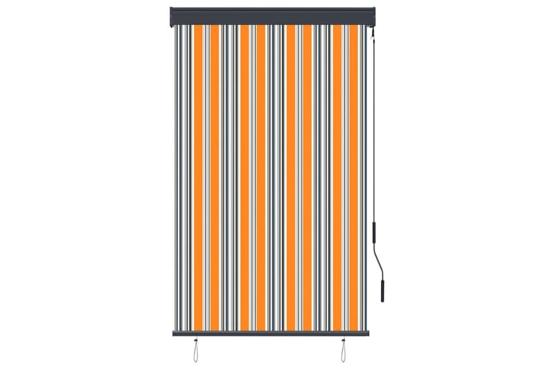 udendørs rullegardin 100x250 cm gul og blå - Gul - Tekstiler - Gardiner - Rullegardin