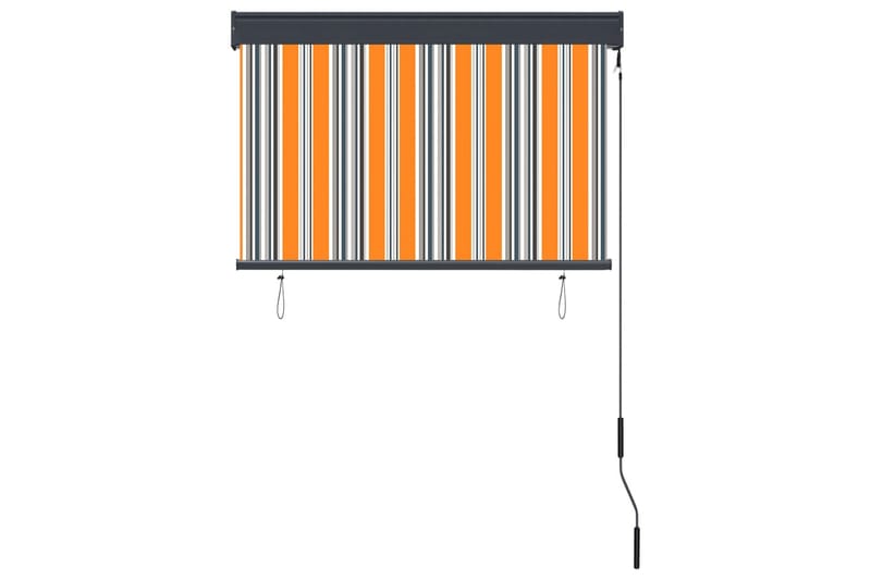 udendørs rullegardin 100x250 cm gul og blå - Gul - Tekstiler - Gardiner - Rullegardin