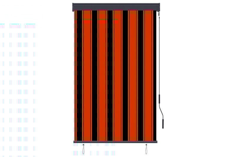 udendørs rullegardin 100x250 cm orange og brun - Orange - Tekstiler - Gardiner - Rullegardin