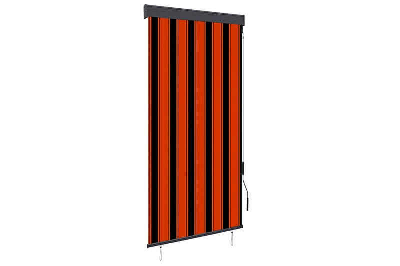 udendørs rullegardin 100x250 cm orange og brun - Orange - Tekstiler - Gardiner - Rullegardin