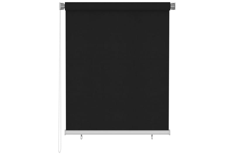 udendørs rullegardin 120 x 140 cm sort - Sort - Rullegardin