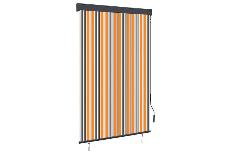 udendørs rullegardin 120x250 cm gul og blå - Gul - Tekstiler - Gardiner - Rullegardin